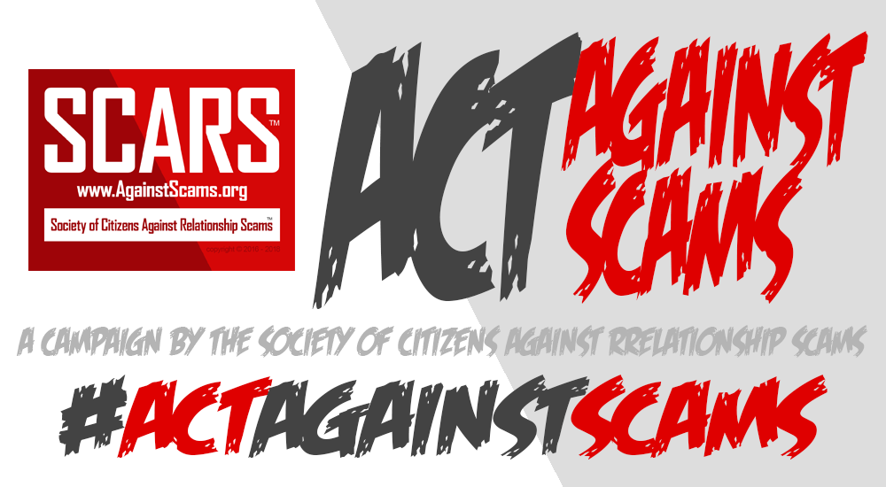 SCARS #ActAgainstScams Campaign