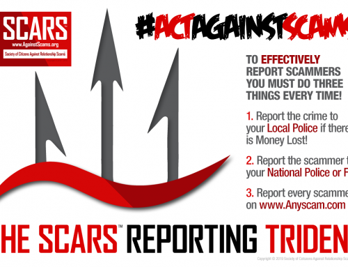 The Reporting Trident – SCARS|RSN™ Anti-Scam Poster