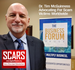 Dr. McGuinness at the Miami Business Forum in Doral Florida