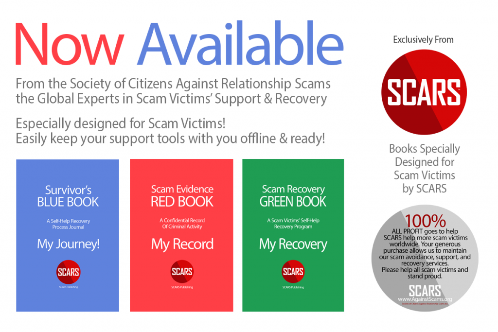 See all of the SCARS Books for Scam Victims at Shop.AgainstScams.org