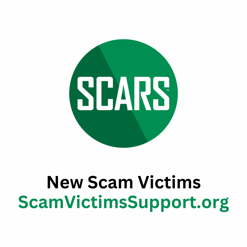 New Scam Victims Visit www.ScamVictimsSupport.org