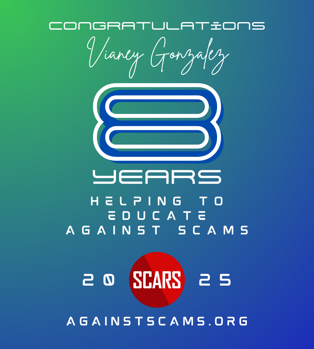 Vianey Gonzalez - 8 Years