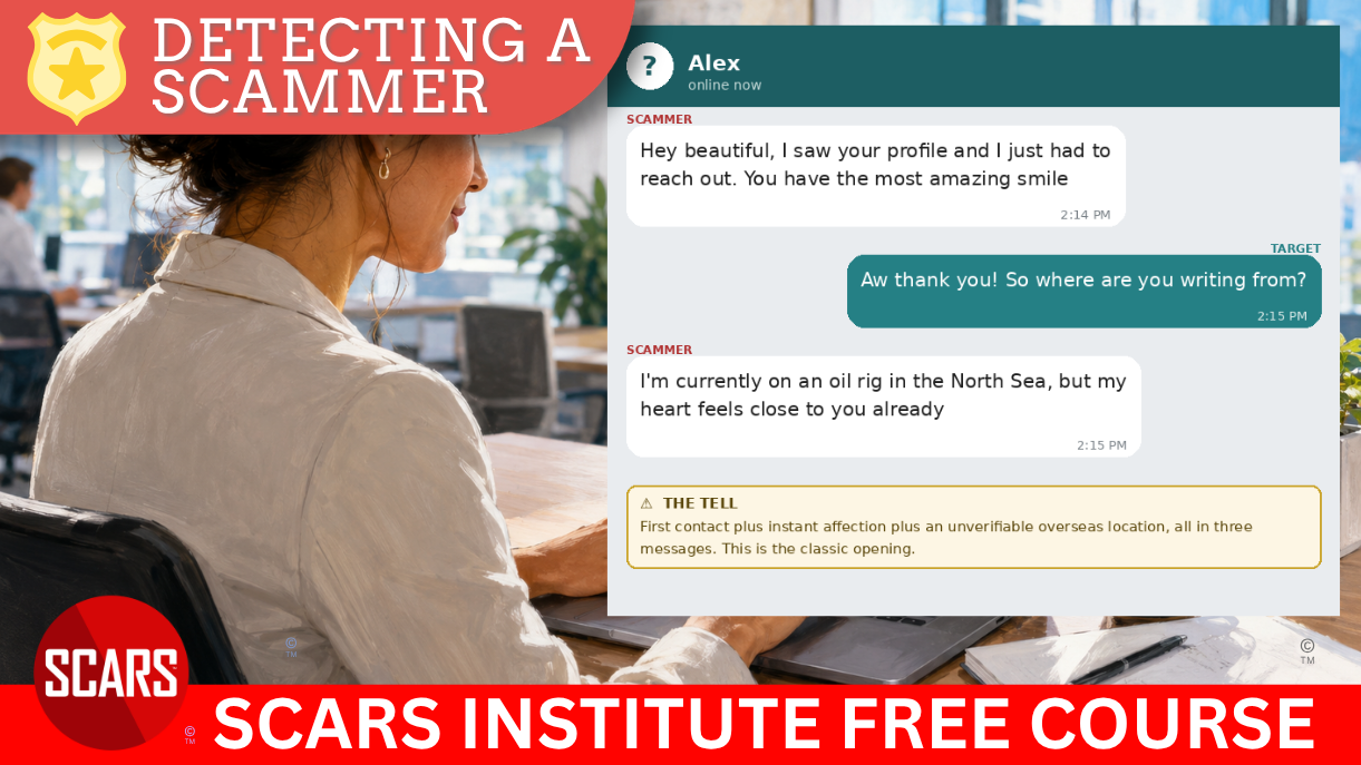 The First Five Messages: How to Spot a Scammer Before They Hook You